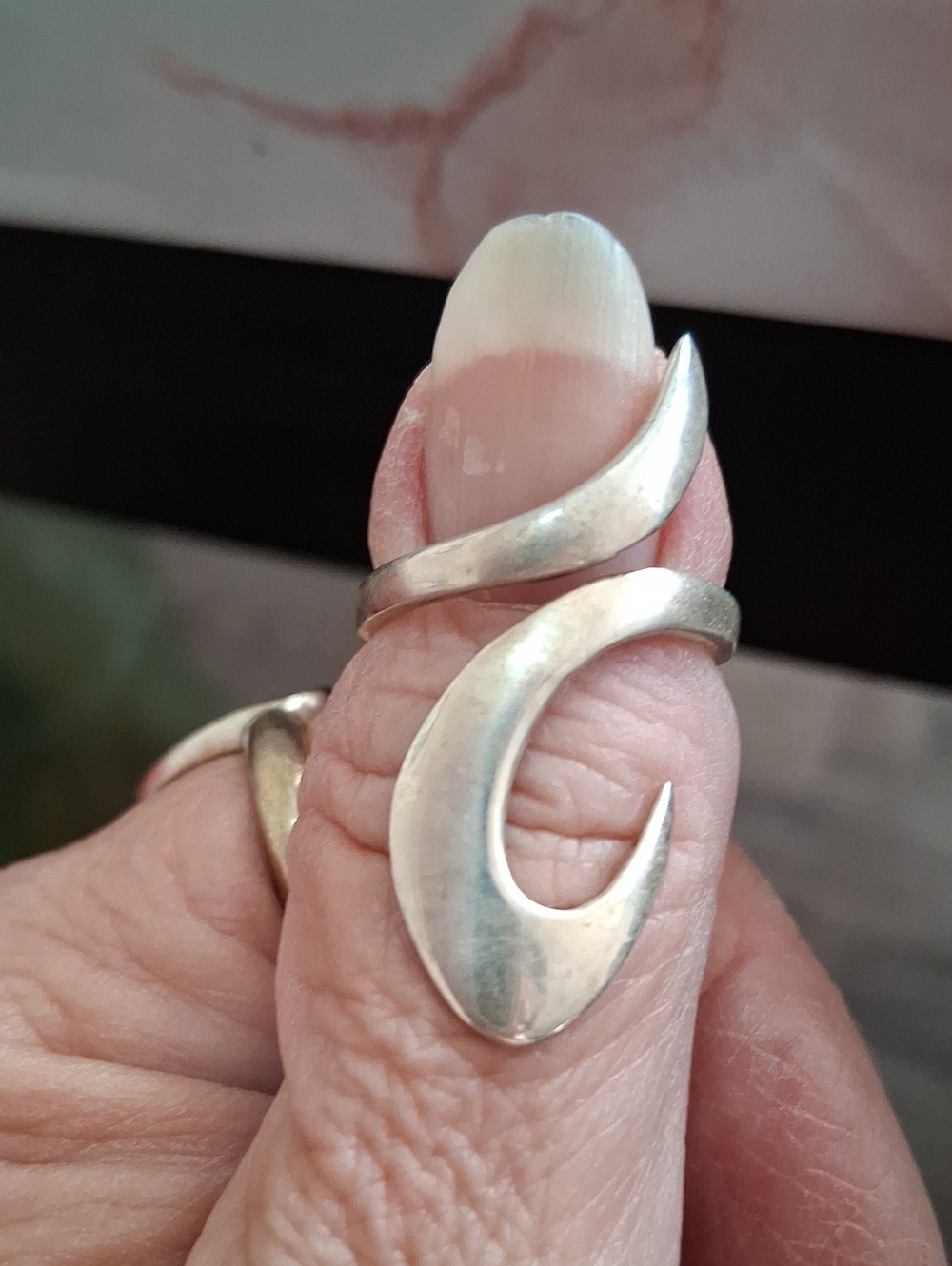 925  Silver Swirl Wrap Ring - Silver
